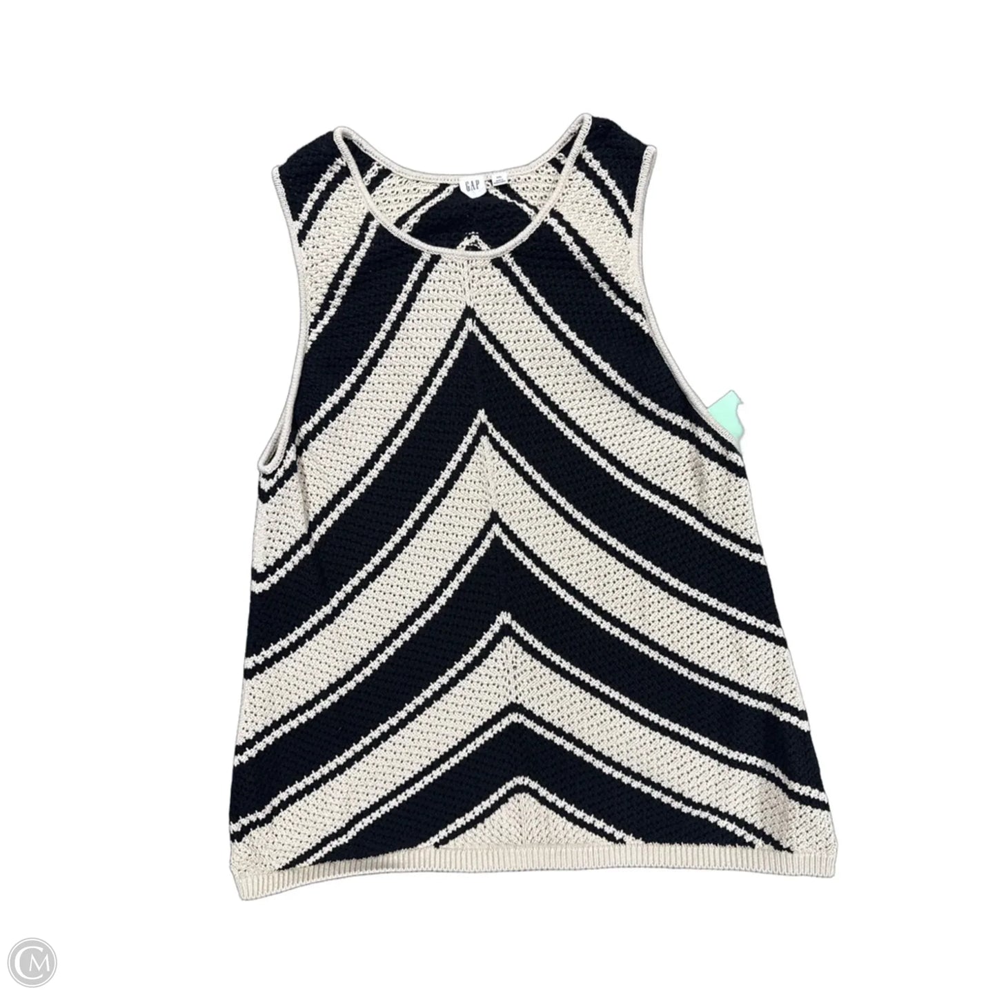 Tank Top By Gap In Black & Tan, Size: Xxl