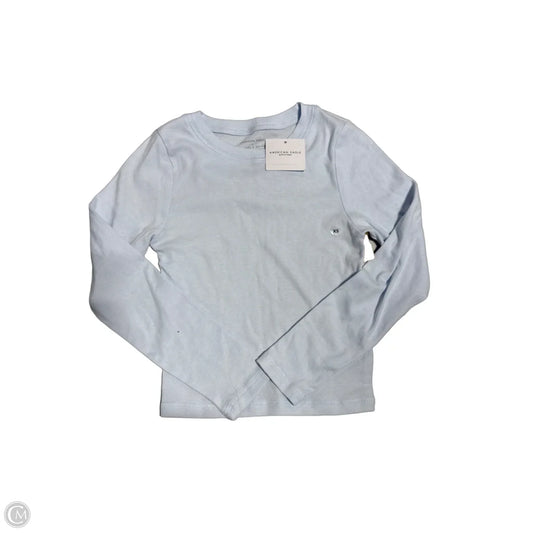 Top Long Sleeve By American Eagle In Blue, Size: Xs