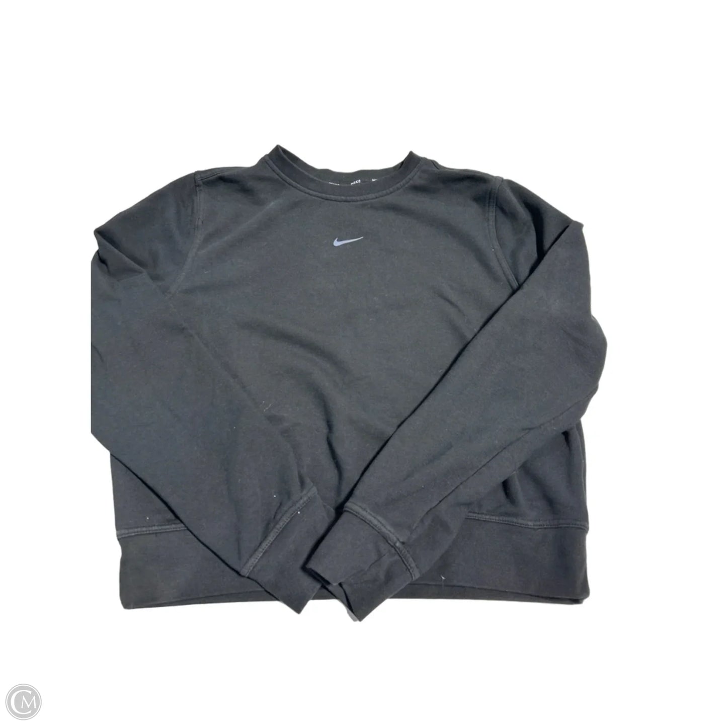 Top Long Sleeve By Nike In Black, Size: S