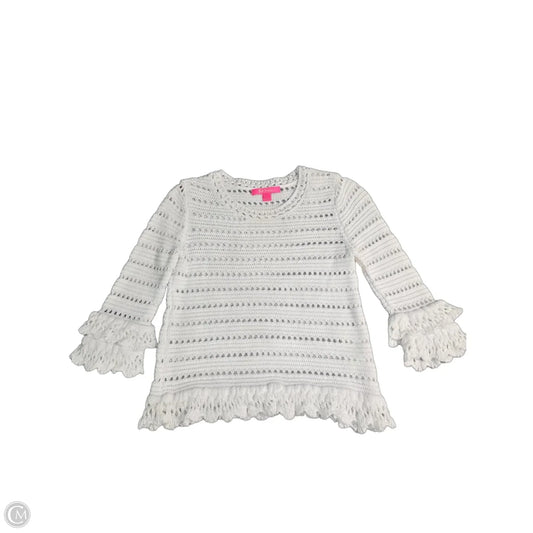 Sweater Designer By Lilly Pulitzer In White, Size: S