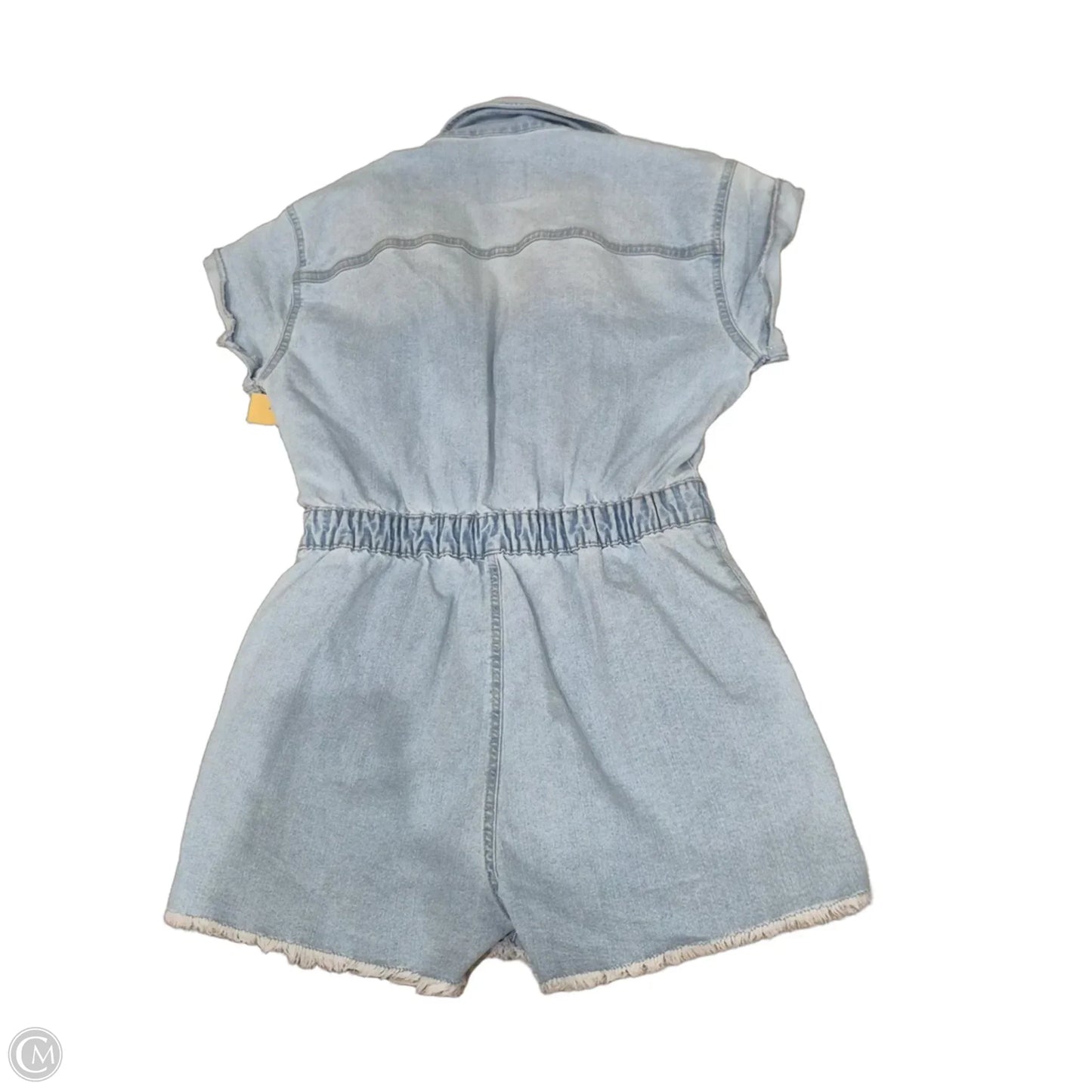 Romper By Celebrity Pink In Blue Denim, Size: S