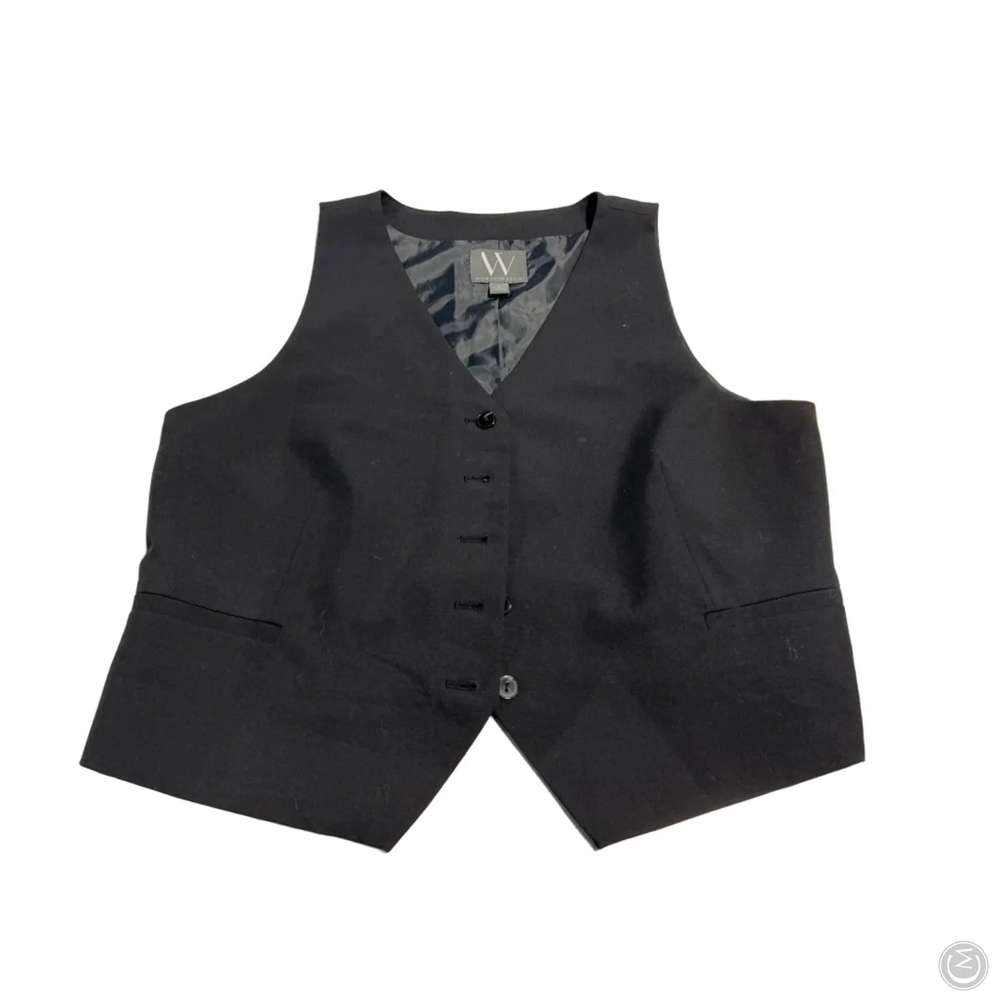 Vest Other By Worthington In Black, Size: L