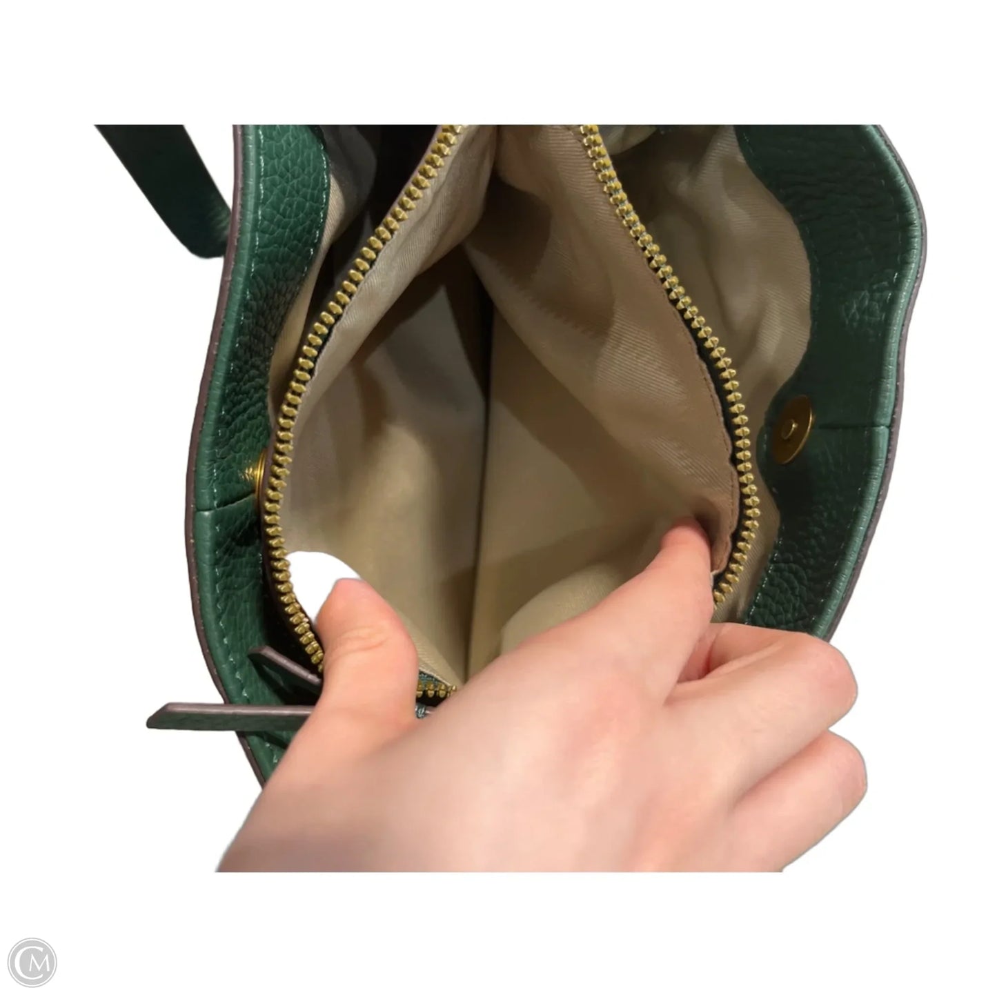 Handbag Leather By Cmc, Size: Medium
