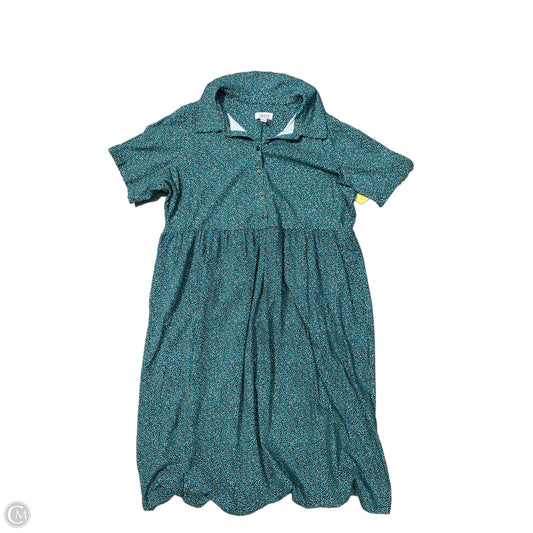 Dress Casual Maxi By D&co. In Blue, Size: 1x