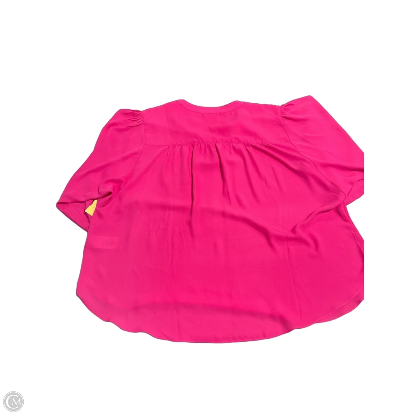 Top Short Sleeve By Nicole By Nicole Miller In Pink, Size: 2x