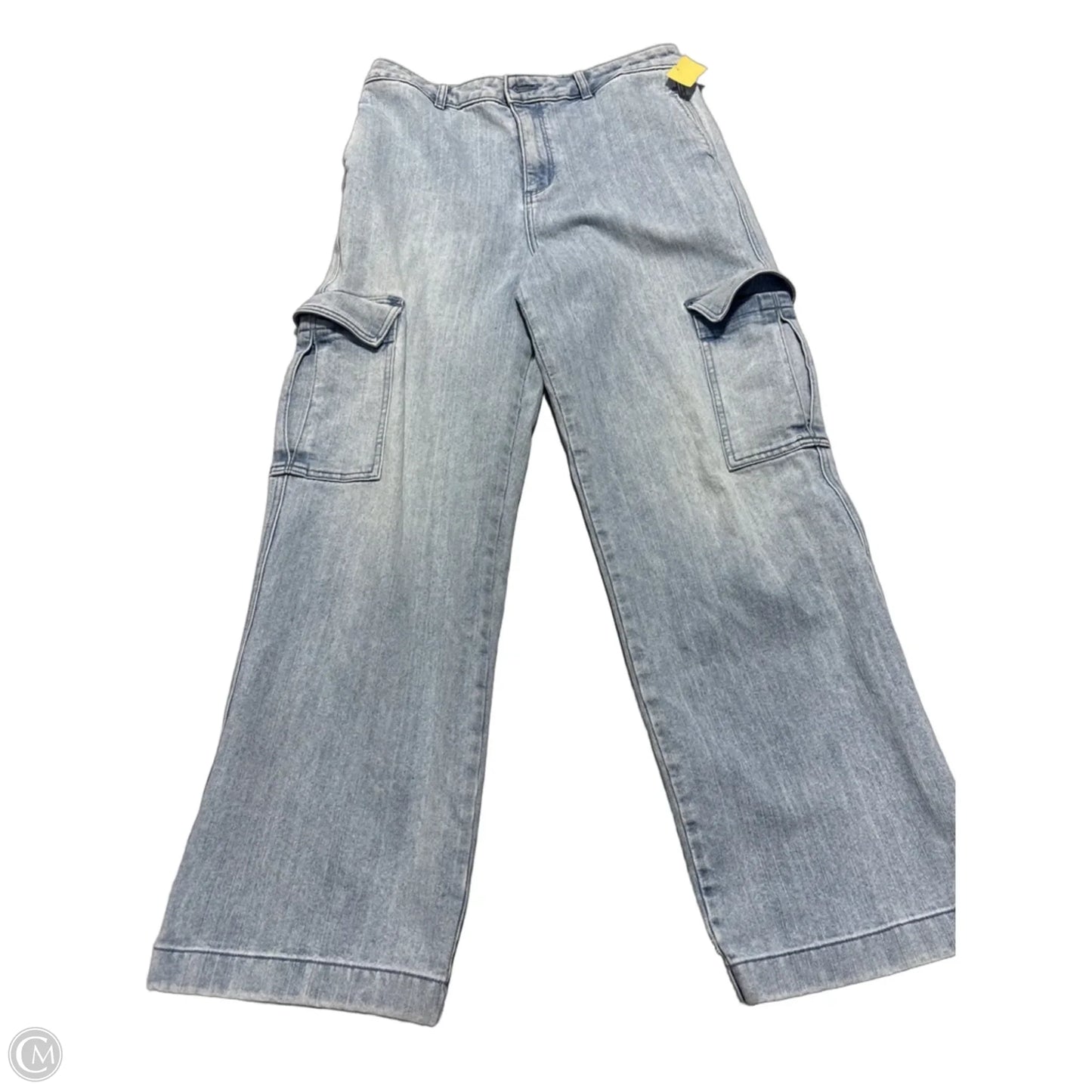 Jeans Straight By Michael By Michael Kors In Blue Denim, Size: 10