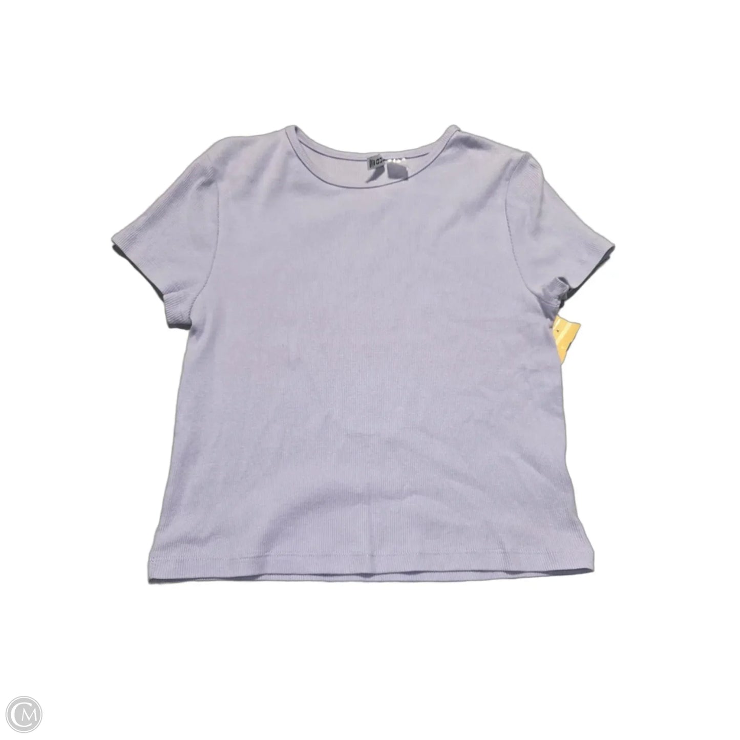 Top Short Sleeve By Divided In Purple, Size: L