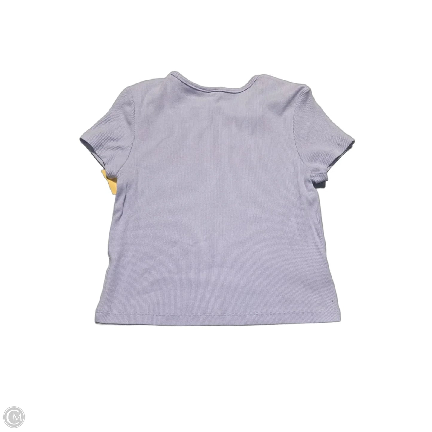 Top Short Sleeve By Divided In Purple, Size: L