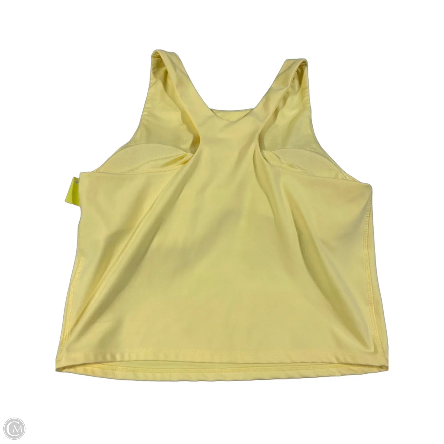 Athletic Tank Top By Jockey In Yellow, Size: L