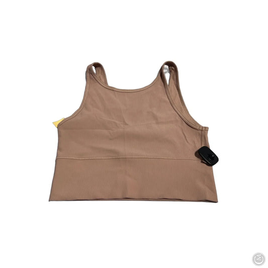 Athletic Tank Top By Lululemon In Tan, Size: 8