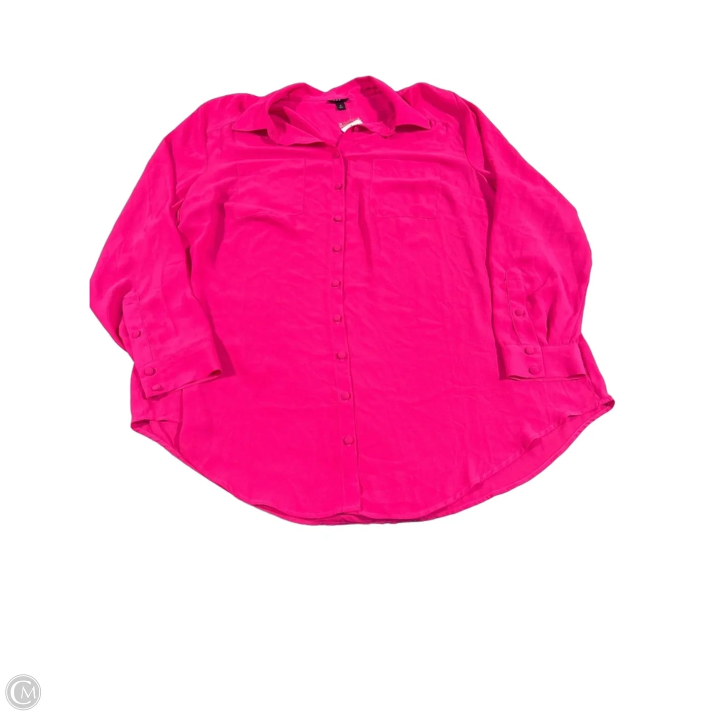 Top Long Sleeve By Torrid In Pink, Size: L