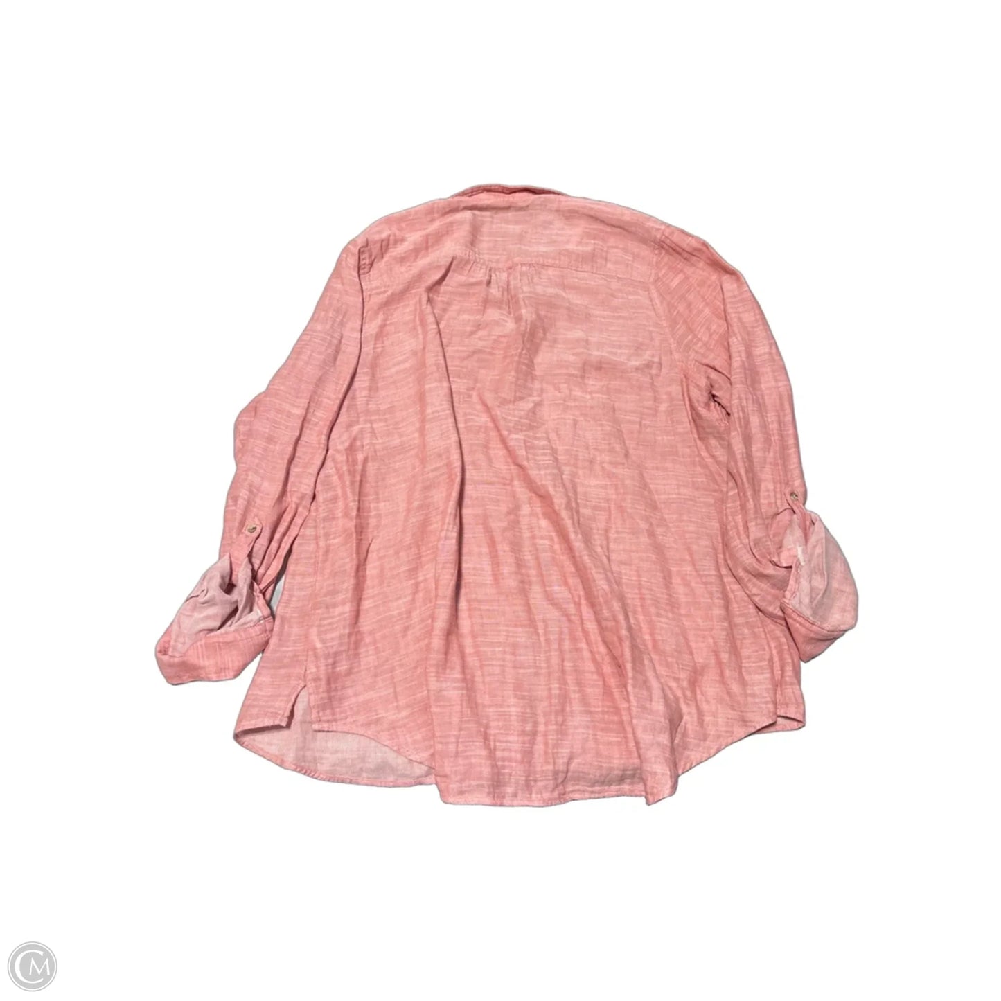 Top Long Sleeve By Maurices In Pink, Size: 3x