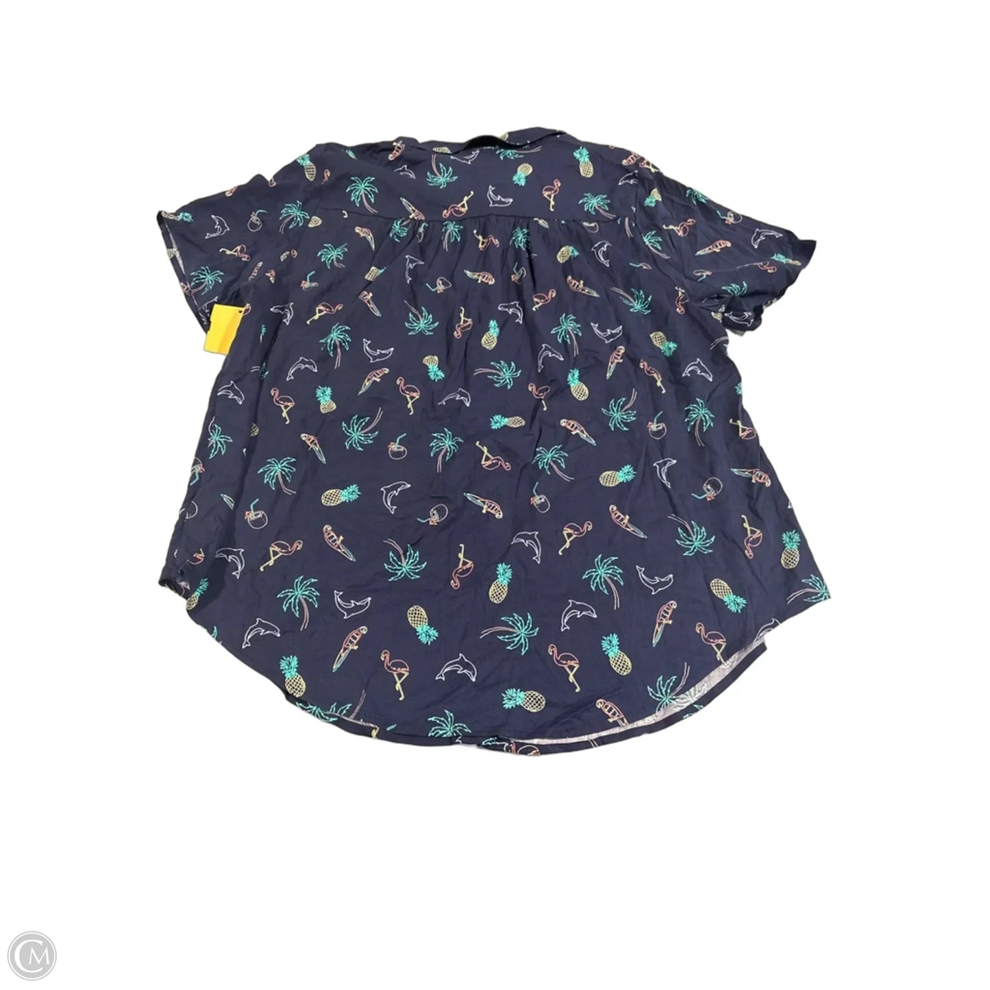 Top Short Sleeve By Torrid In Navy, Size: 2x
