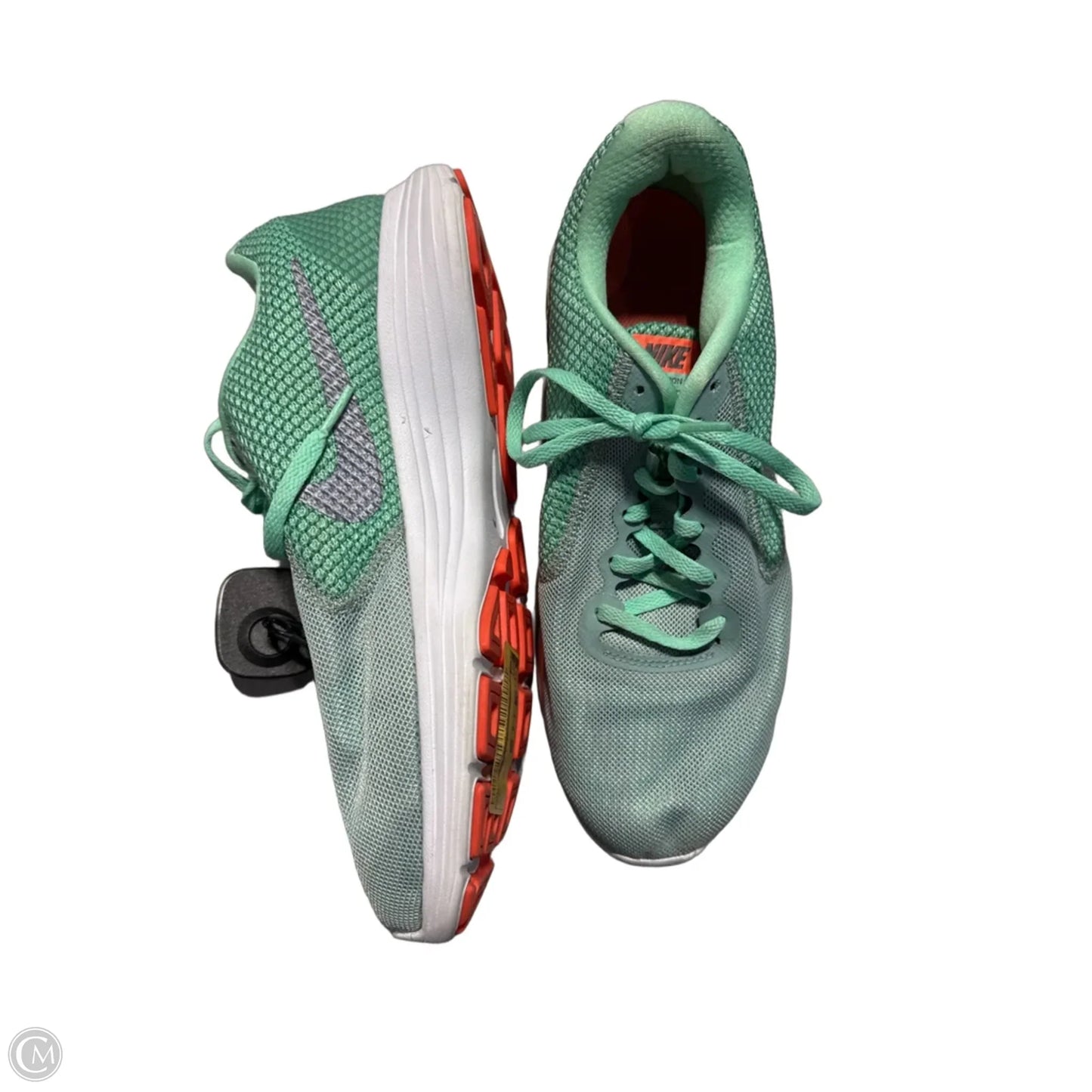 Shoes Athletic By Nike In Green, Size: 9.5
