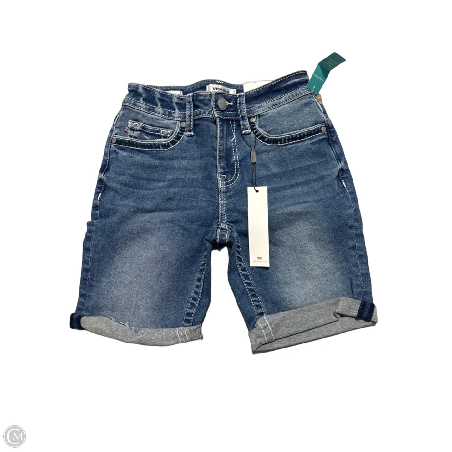 Shorts By Vigoss In Blue Denim, Size: 0