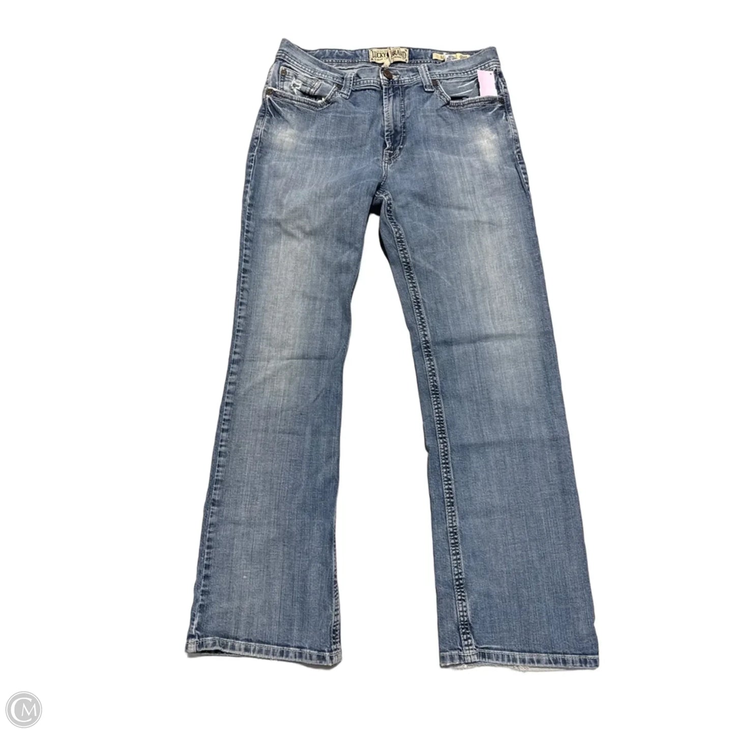 Jeans Boot Cut By Lucky Brand In Blue Denim, Size: 14