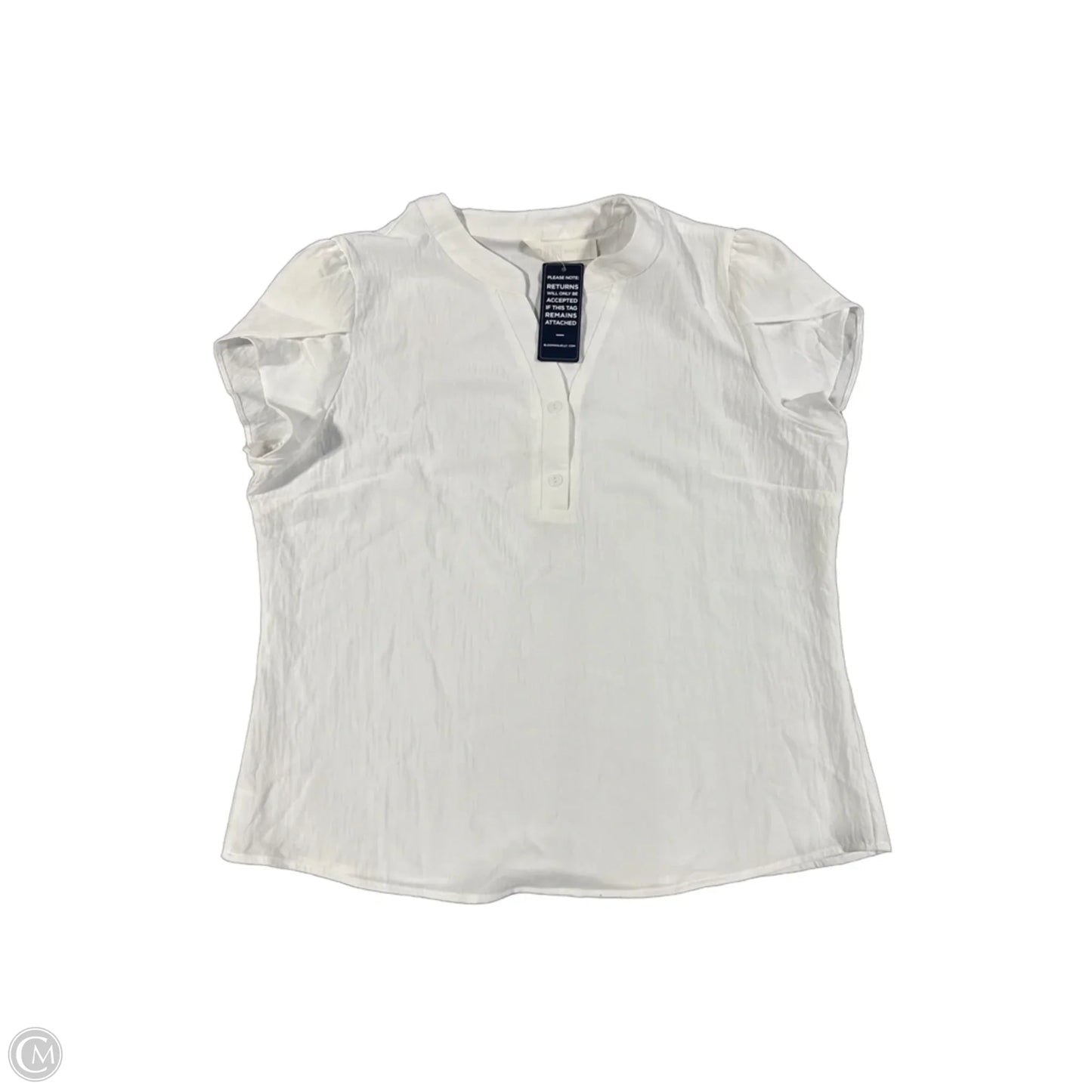 Top Short Sleeve By Blooming Jelly In White, Size: L