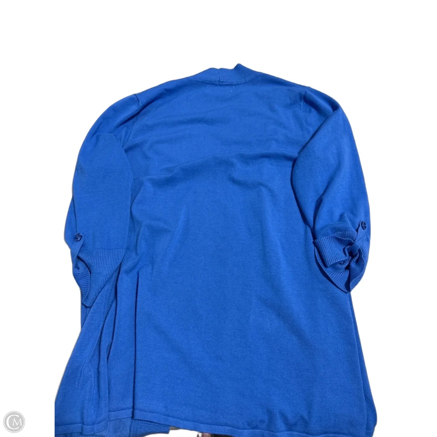 Cardigan By Laura Ashley In Blue, Size: Xl