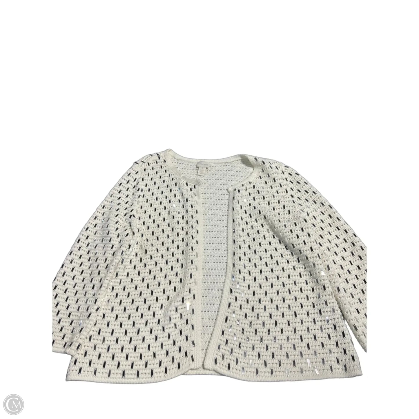 Cardigan By Chicos In White, Size: M