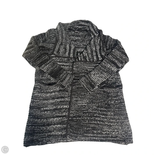 Cardigan By Simply Vera In Black & Grey, Size: M