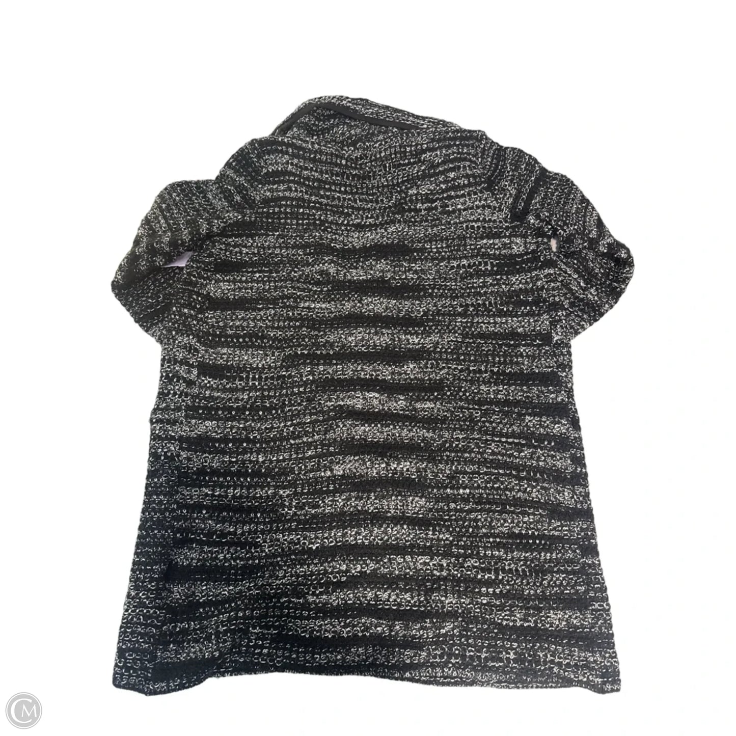 Cardigan By Simply Vera In Black & Grey, Size: M