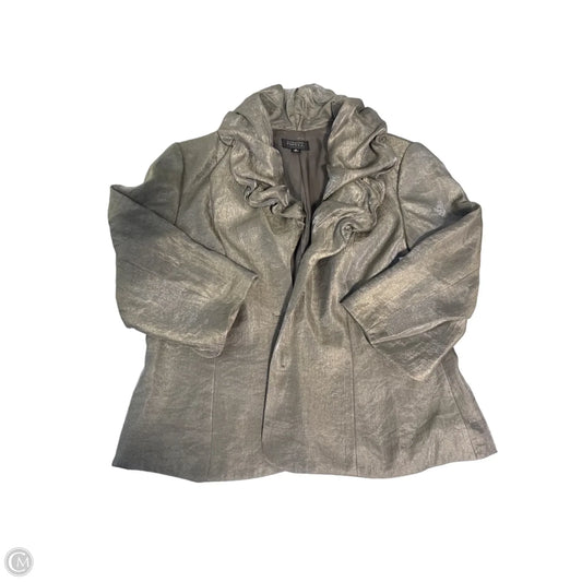 Blazer By Adrianna Papell In Grey, Size: 12