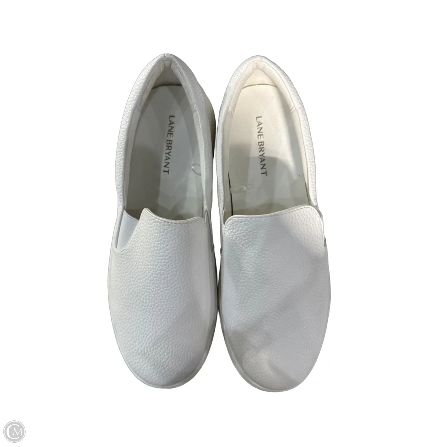 Shoes Sneakers By Lane Bryant In White, Size: 9