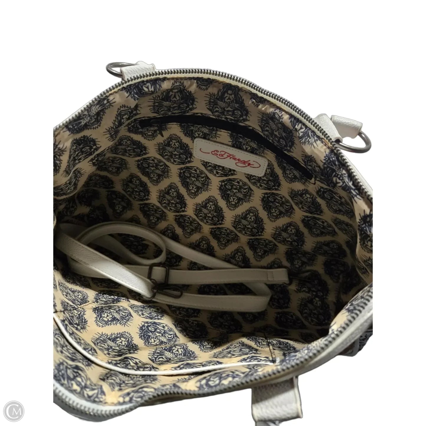 Handbag By Ed Hardy, Size: Medium