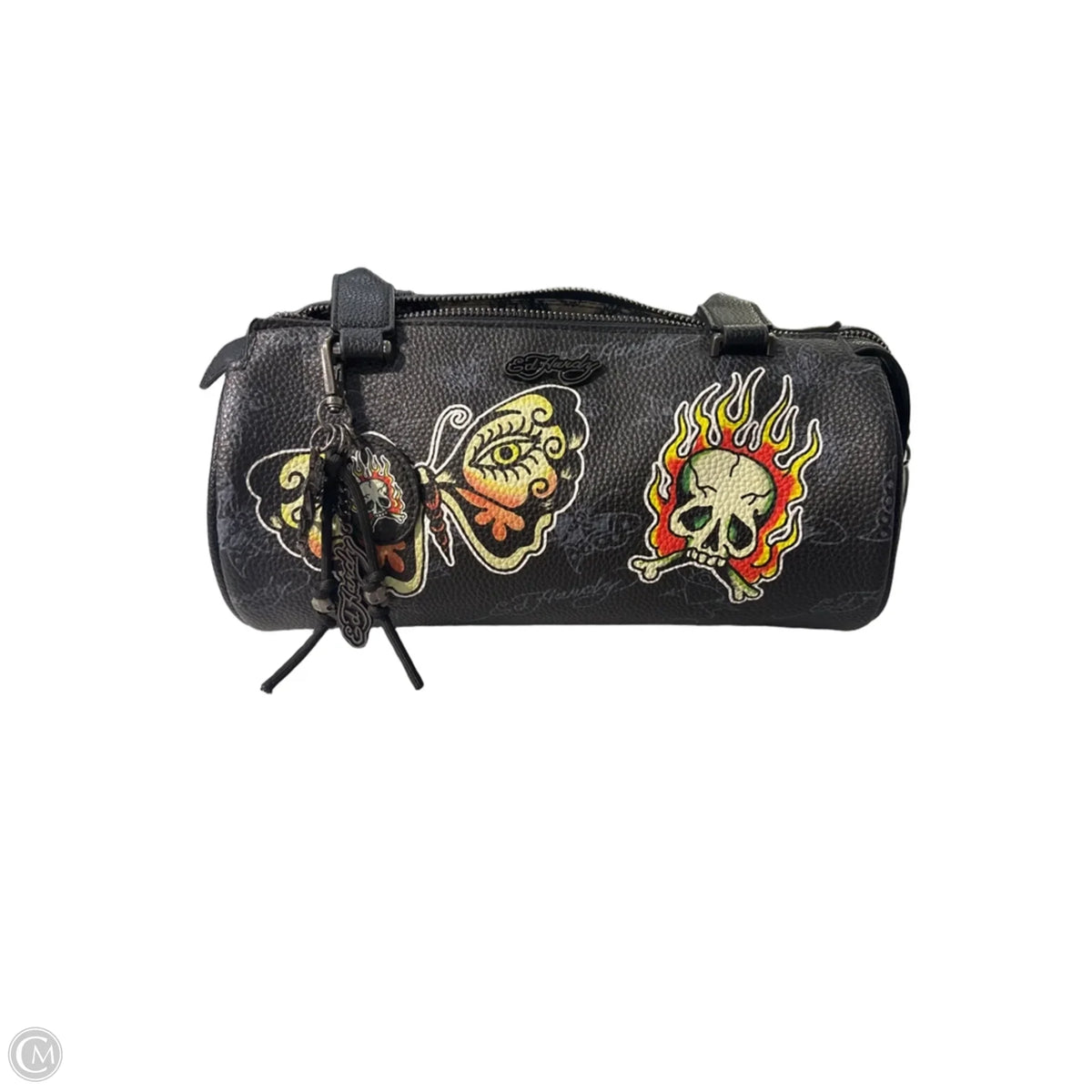 Handbag By Ed Hardy, Size: Medium