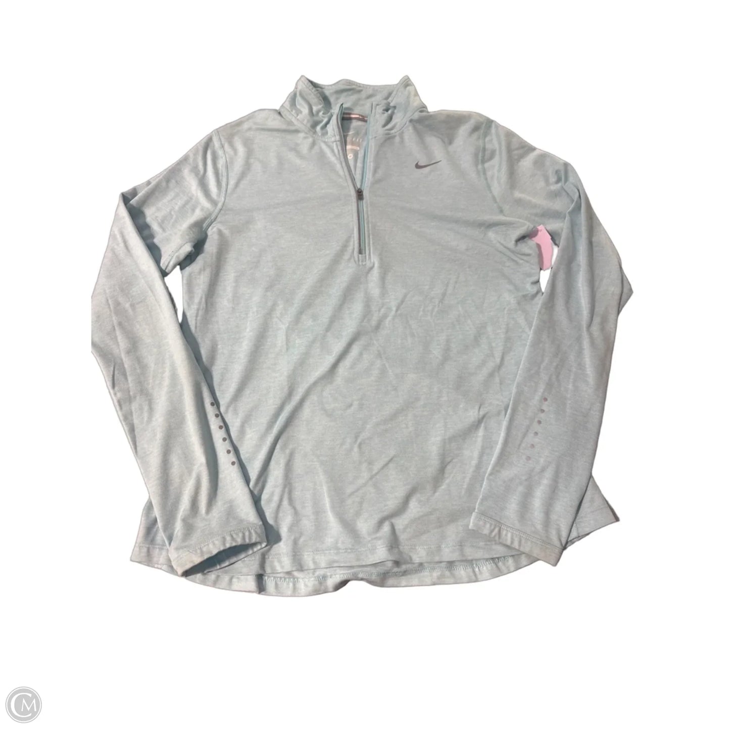 Top Long Sleeve By Nike In Blue, Size: M