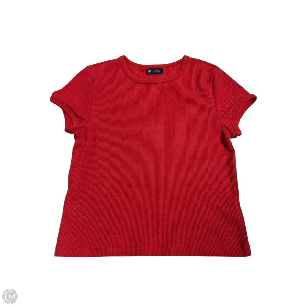 Top Short Sleeve By Gap In Red, Size: S
