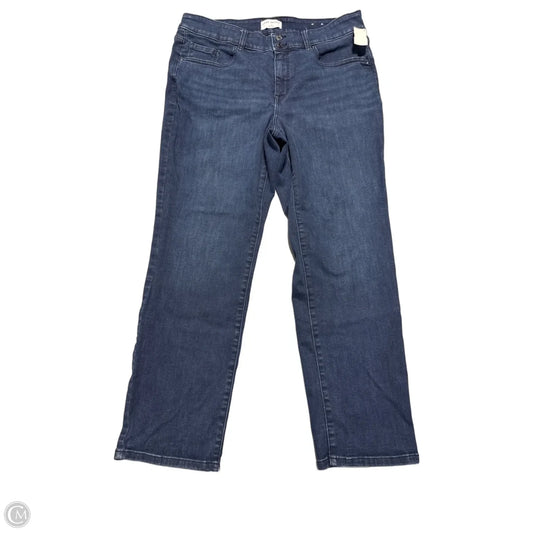 Jeans Straight By Lane Bryant In Blue Denim, Size: 18