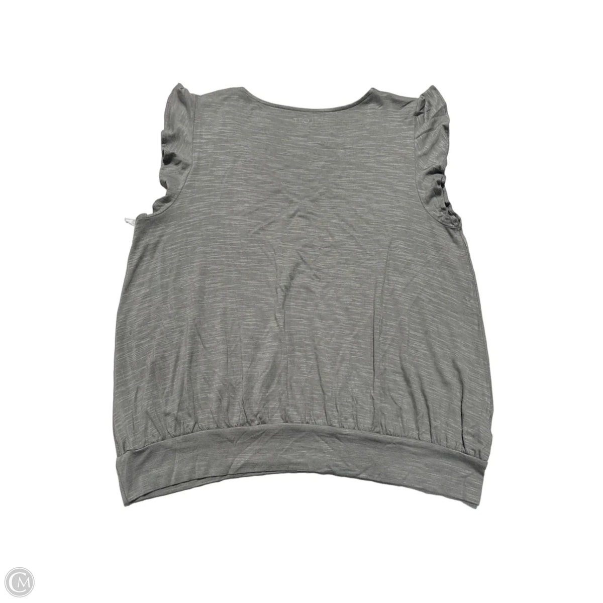 Top Short Sleeve By Loft In Green, Size: L