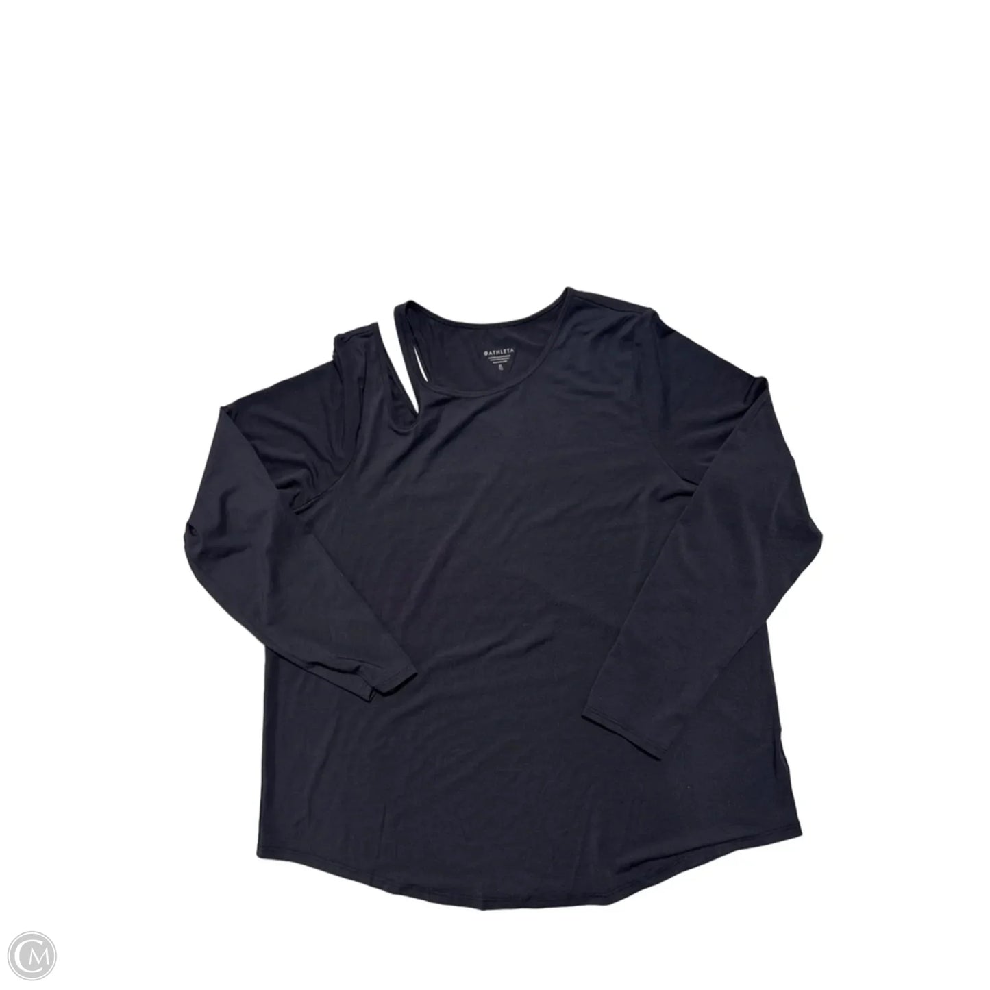 Top Long Sleeve By Athleta In Black, Size: Xl