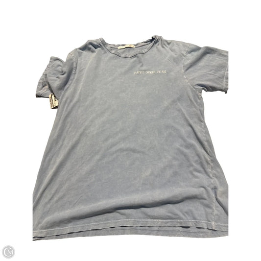 Top Short Sleeve By Altard State In Blue, Size: M
