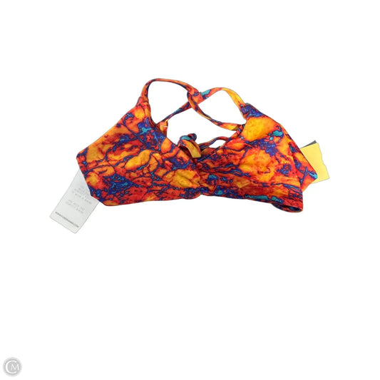 Swimsuit Top By Cmc In Orange, Size: M