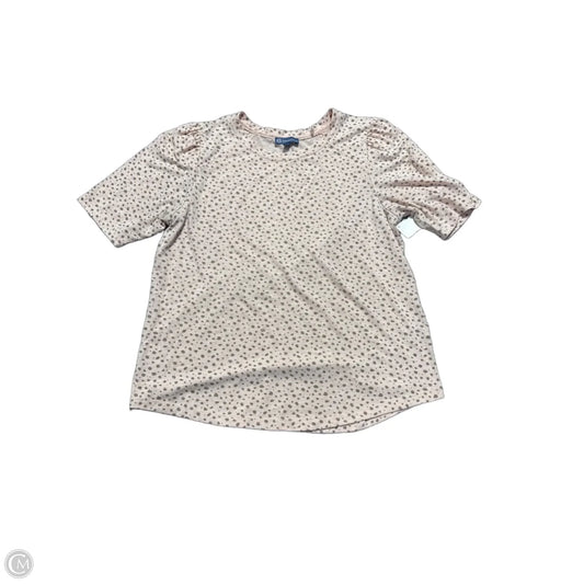 Top Short Sleeve By Democracy In Pink, Size: L