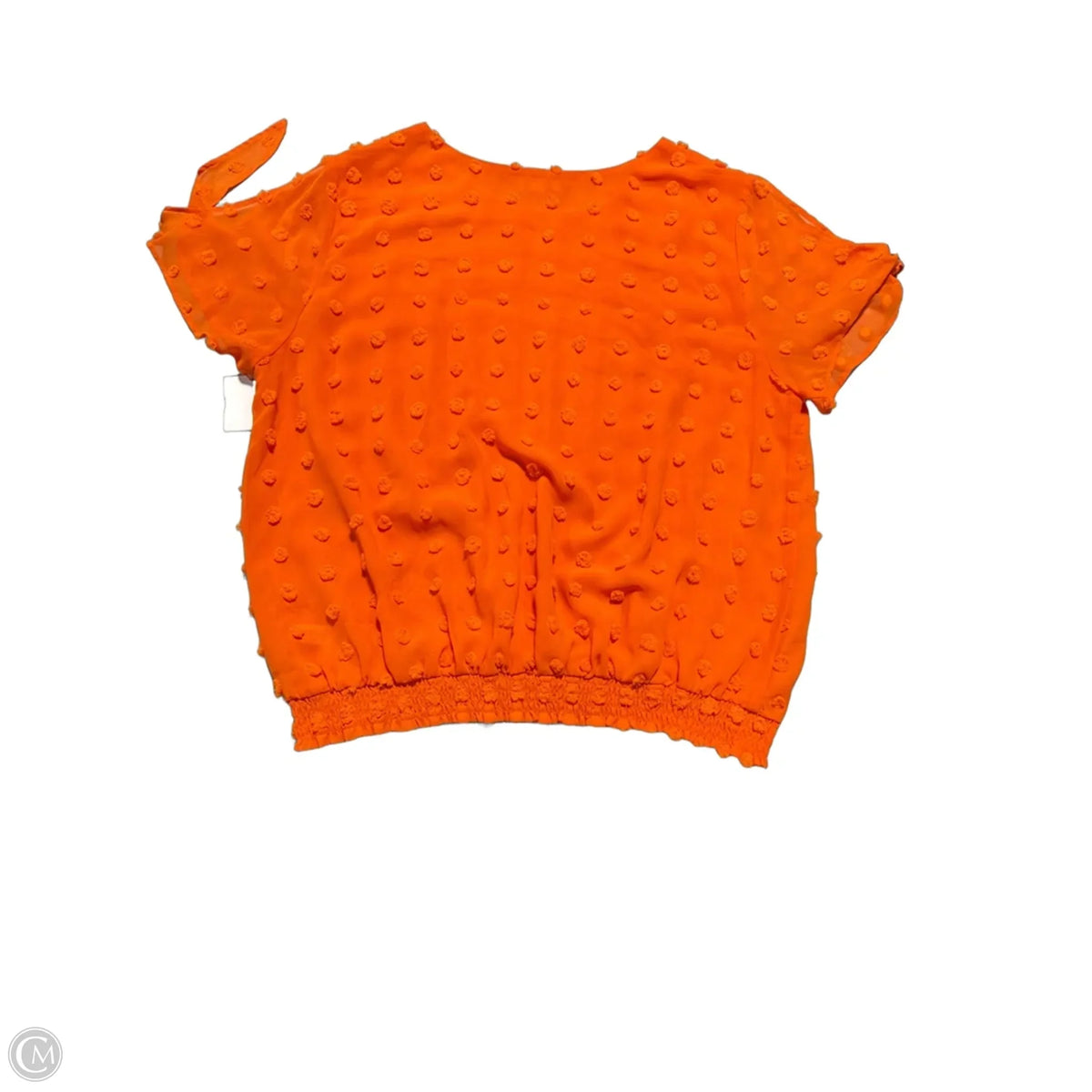 Top Short Sleeve By Cato In Orange, Size: Xl