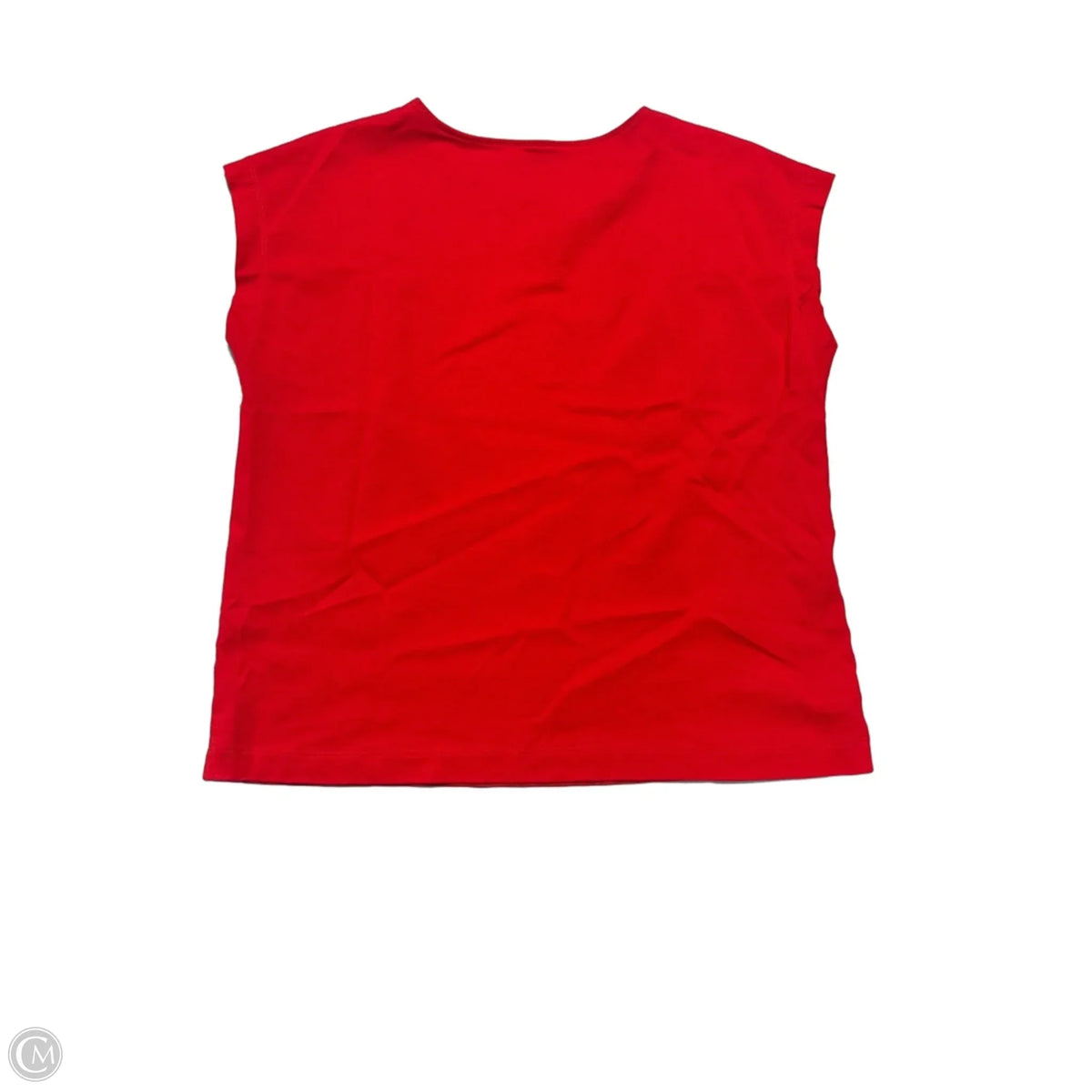 Top Short Sleeve By Loft In Red, Size: S
