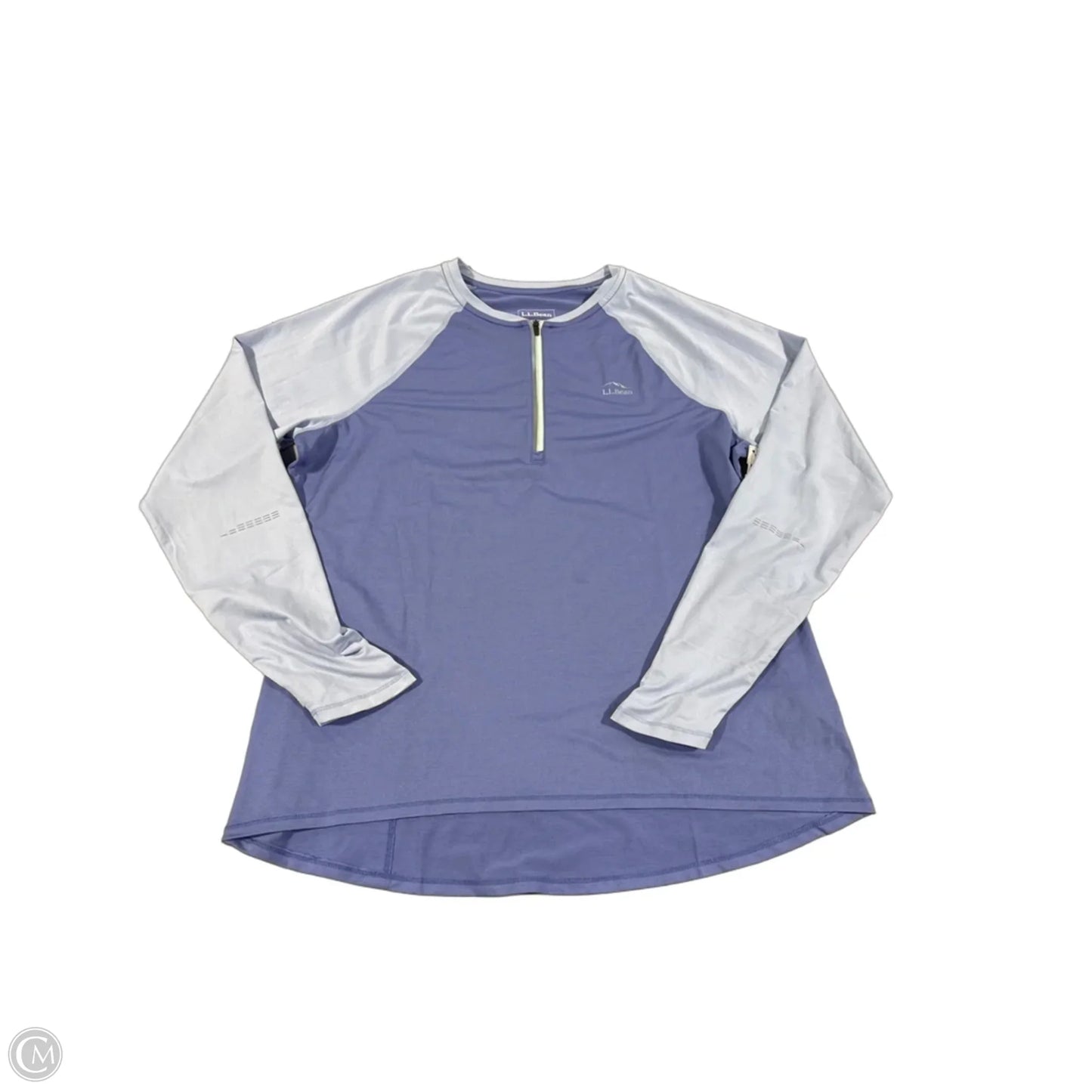 Athletic Jacket By L.l. Bean In Blue & Purple, Size: L