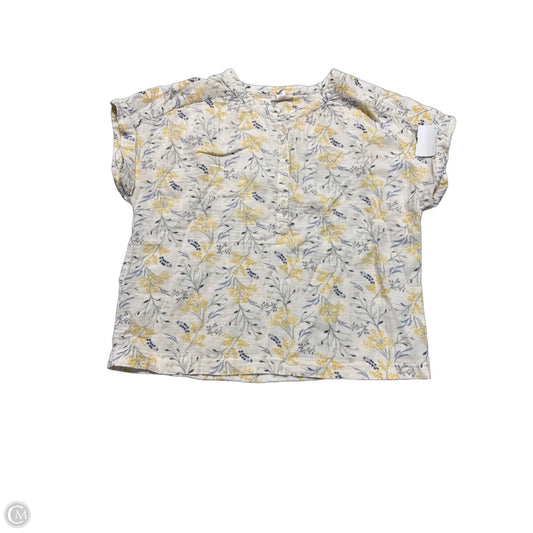 Top Short Sleeve By Ana In Floral Print, Size: M