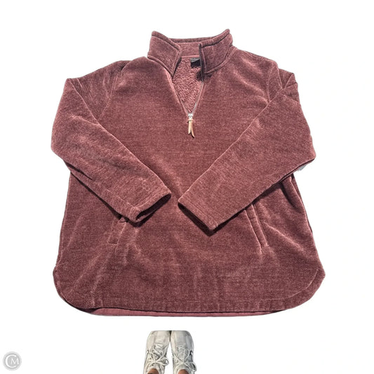 Top Long Sleeve By 32 Degrees In Maroon, Size: Xl
