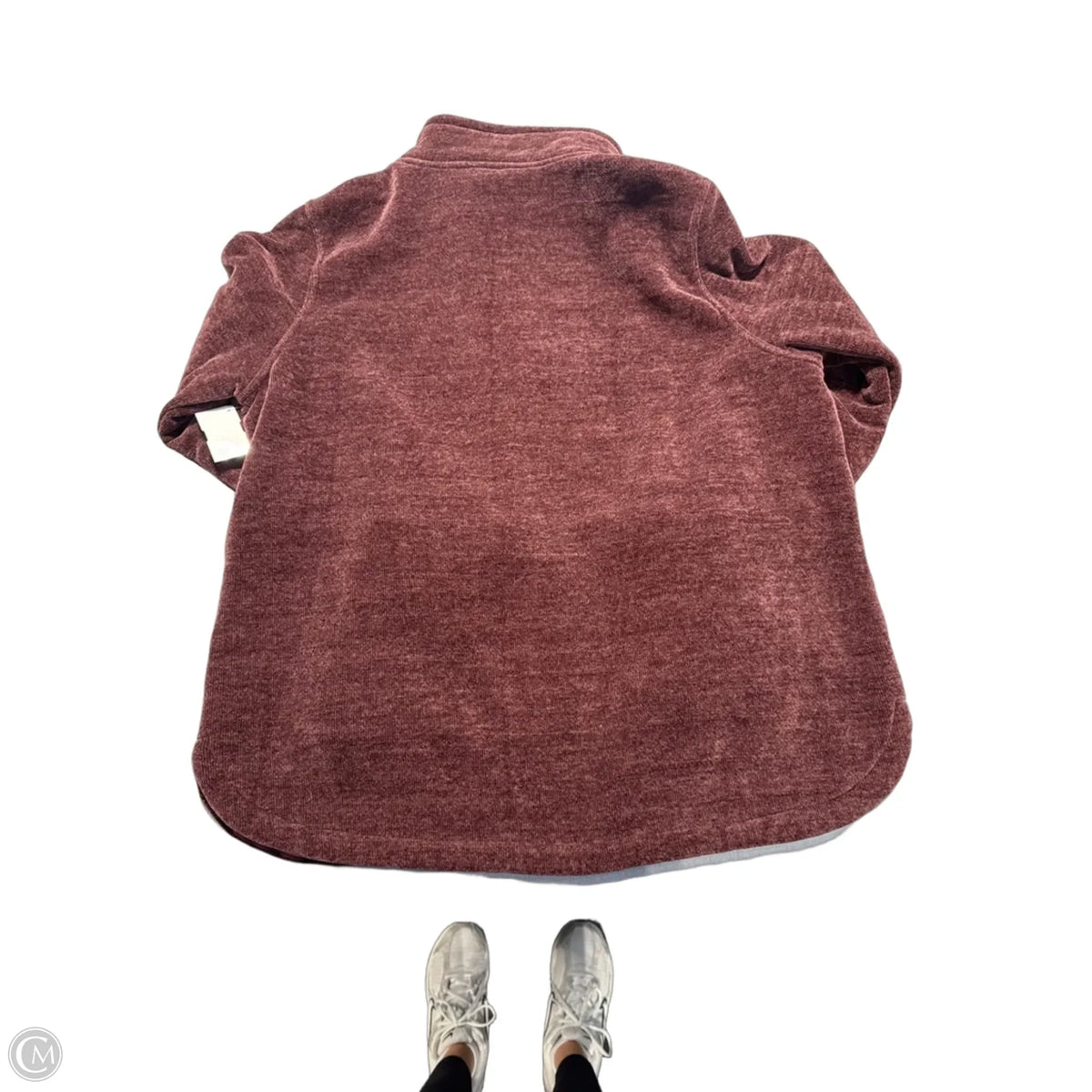 Top Long Sleeve By 32 Degrees In Maroon, Size: Xl