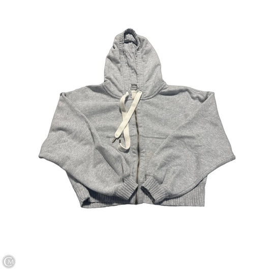 Sweatshirt Hoodie By American Eagle In Grey, Size: S