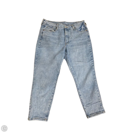 Jeans Straight By Old Navy In Blue Denim, Size: 16