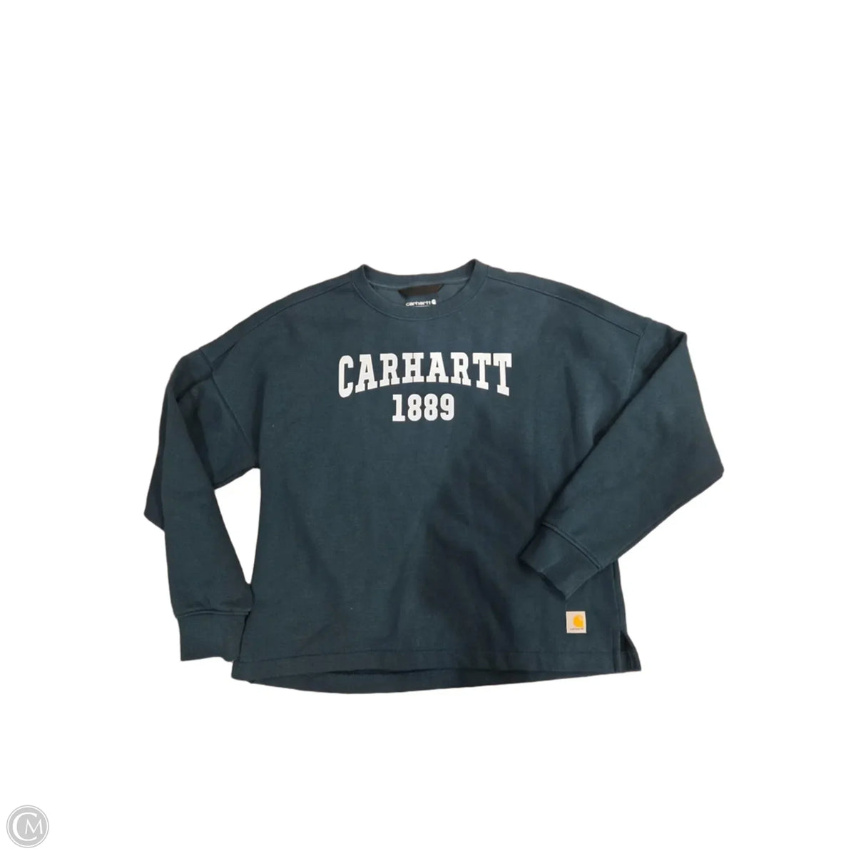 Top Long Sleeve By Carhartt In Green, Size: S