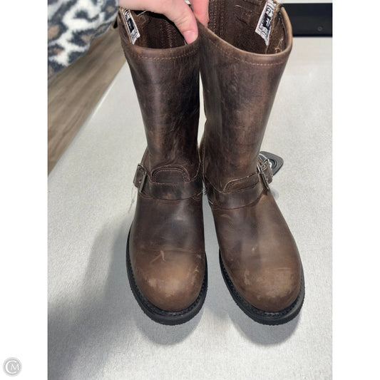 Boots Designer By Frye In Brown, Size: 10