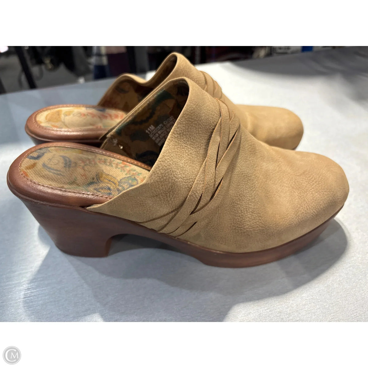 Shoes Heels Block By Boc In Tan, Size: 11