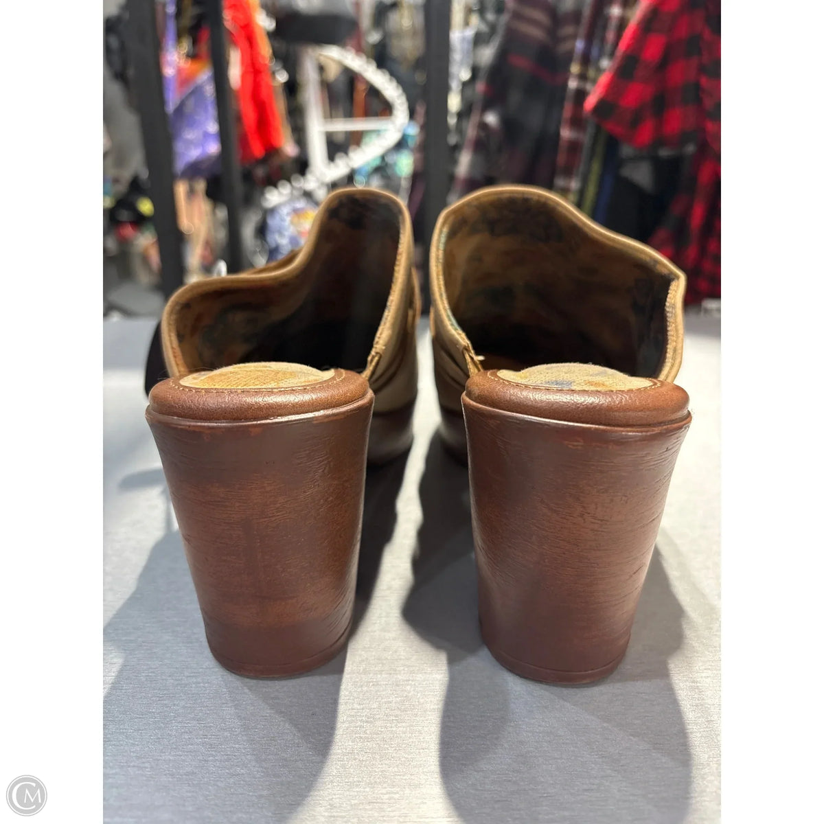 Shoes Heels Block By Boc In Tan, Size: 11