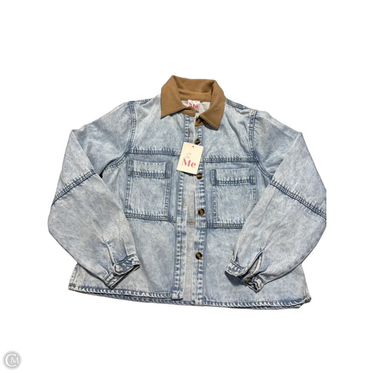 Jacket Denim By So Me In Blue Denim, Size: S